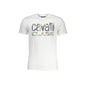 Cavalli Class T-Shirt Maniche Corte Uomo Bianca Stampa Logo Bianco - foto prodotto