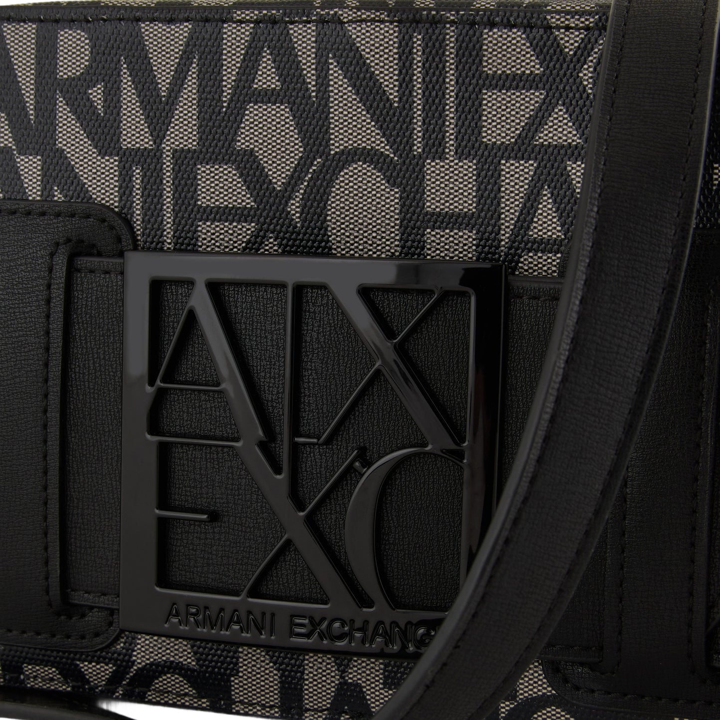 Borsa Donna a Tracolla Armani Exchange Beige Nera Borse nero - vista 5