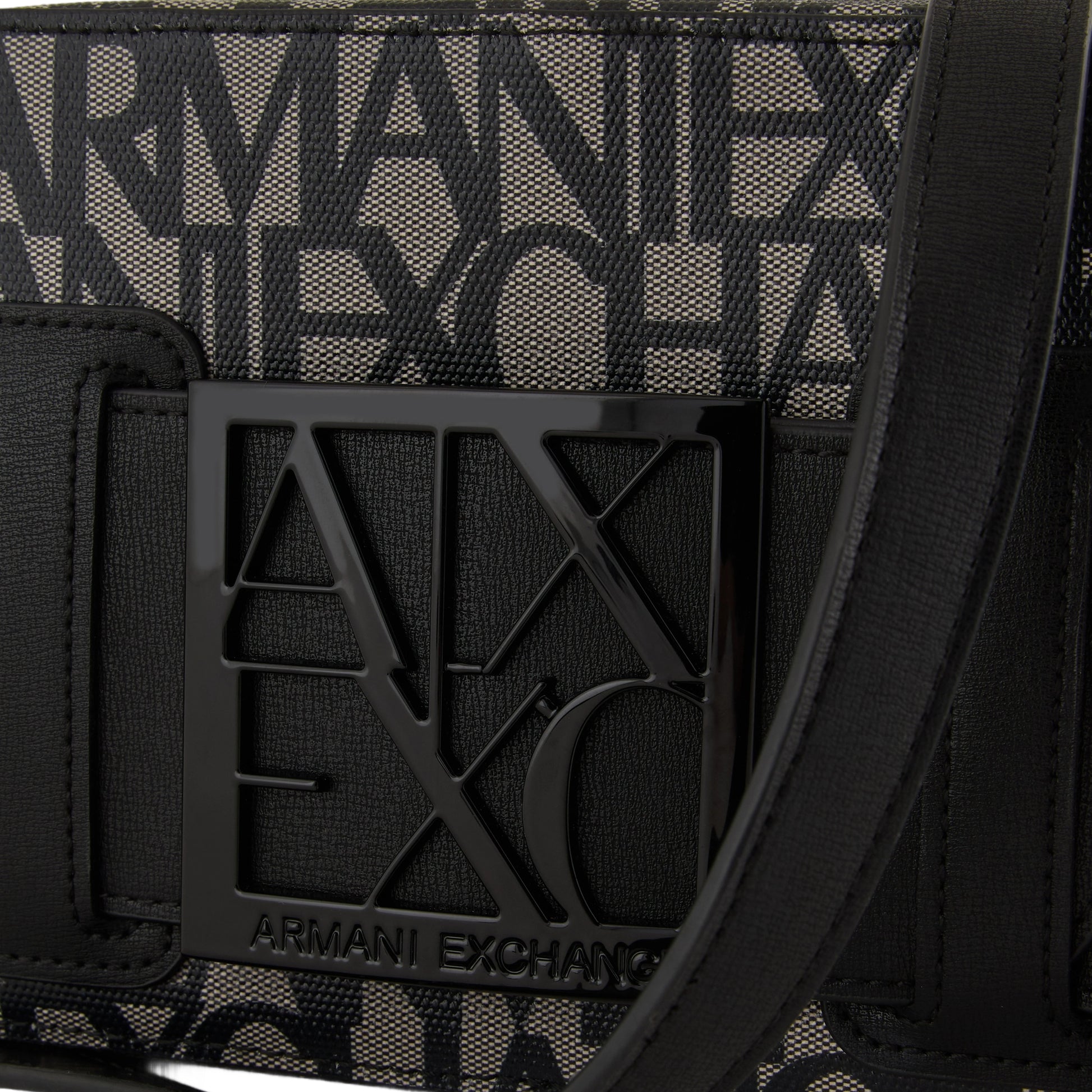 Borsa Donna a Tracolla Armani Exchange Beige Nera Borse nero - vista 5
