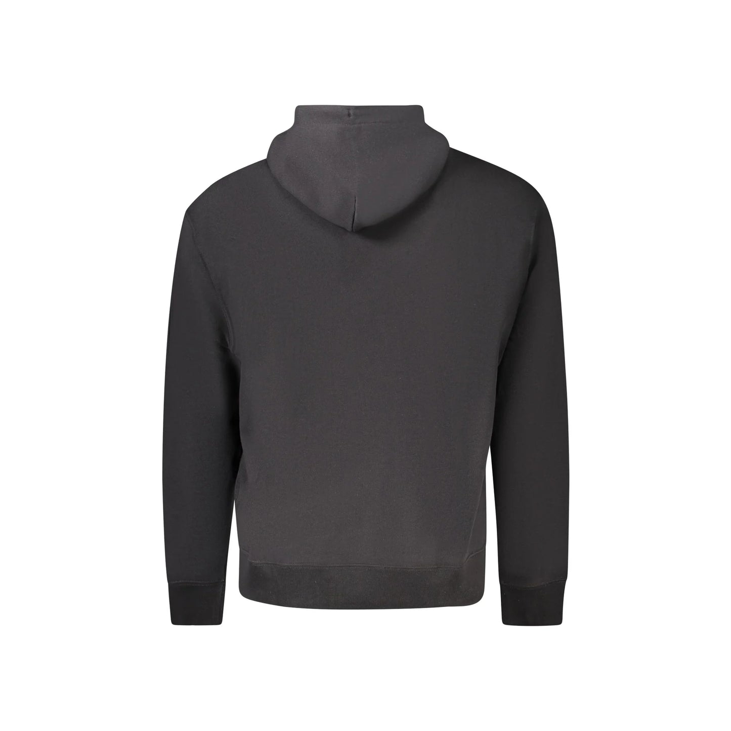 Calvin Klein Felpa Uomo Nera con Cappuccio Garzata Logo Felpe nero - vista 2