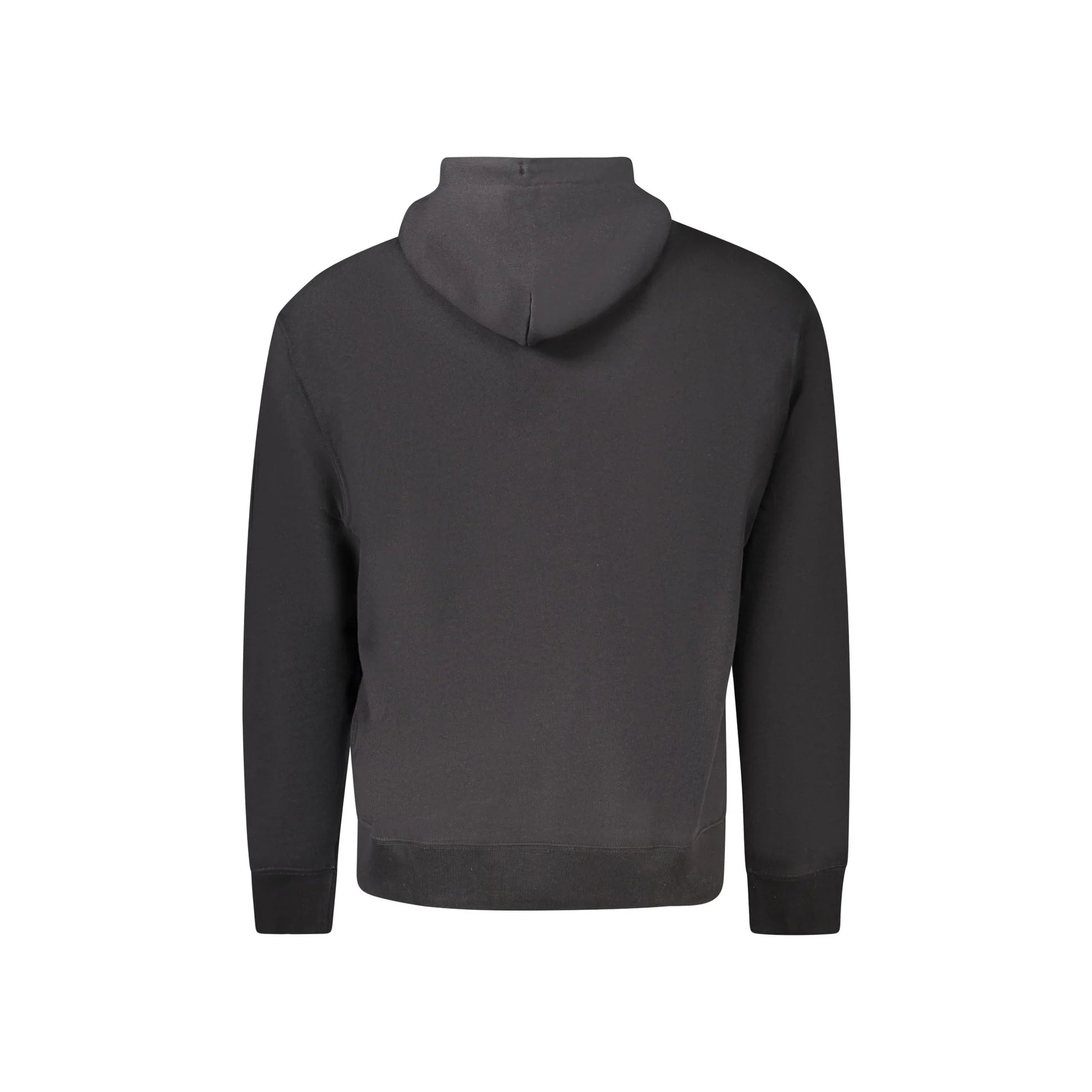 Calvin Klein Felpa Uomo Nera con Cappuccio Garzata Logo Felpe nero - vista 2
