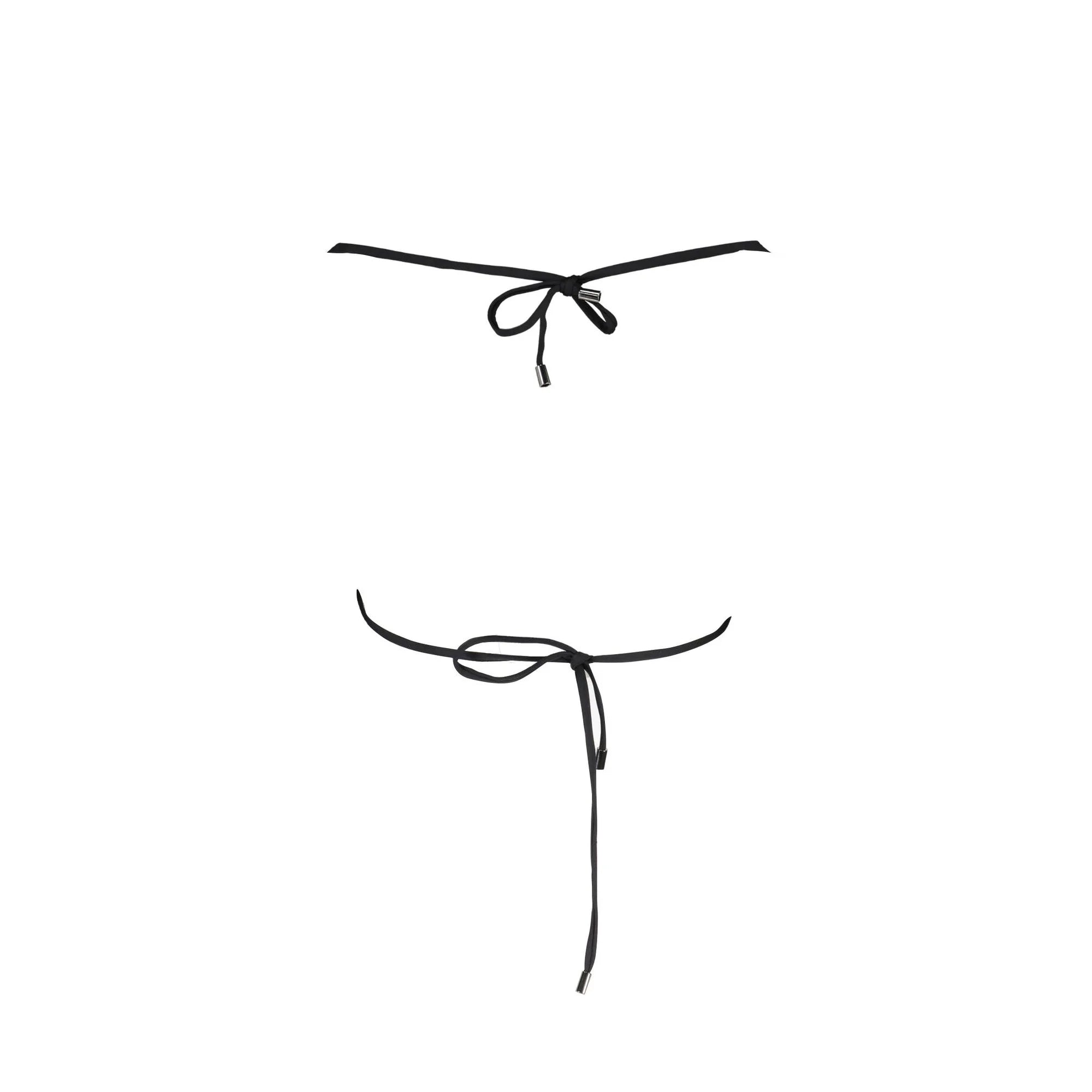 KARL LAGERFELD COSTUME PARTE SOPRA DONNA NERO