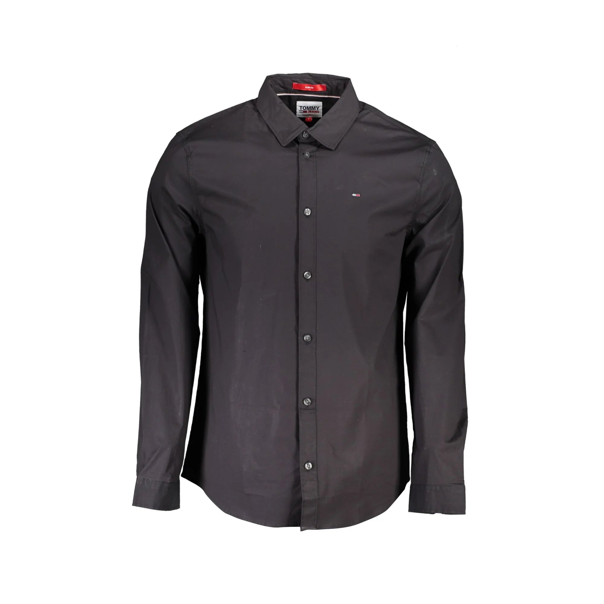 TOMMY HILFIGER CAMICIA MANICHE LUNGHE UOMO NERO