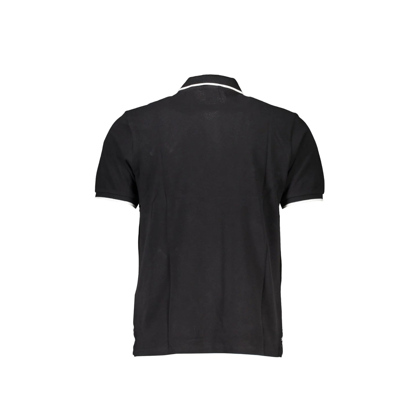 North Sails Polo Maniche Corte Uomo Nera Logo nero - vista 2