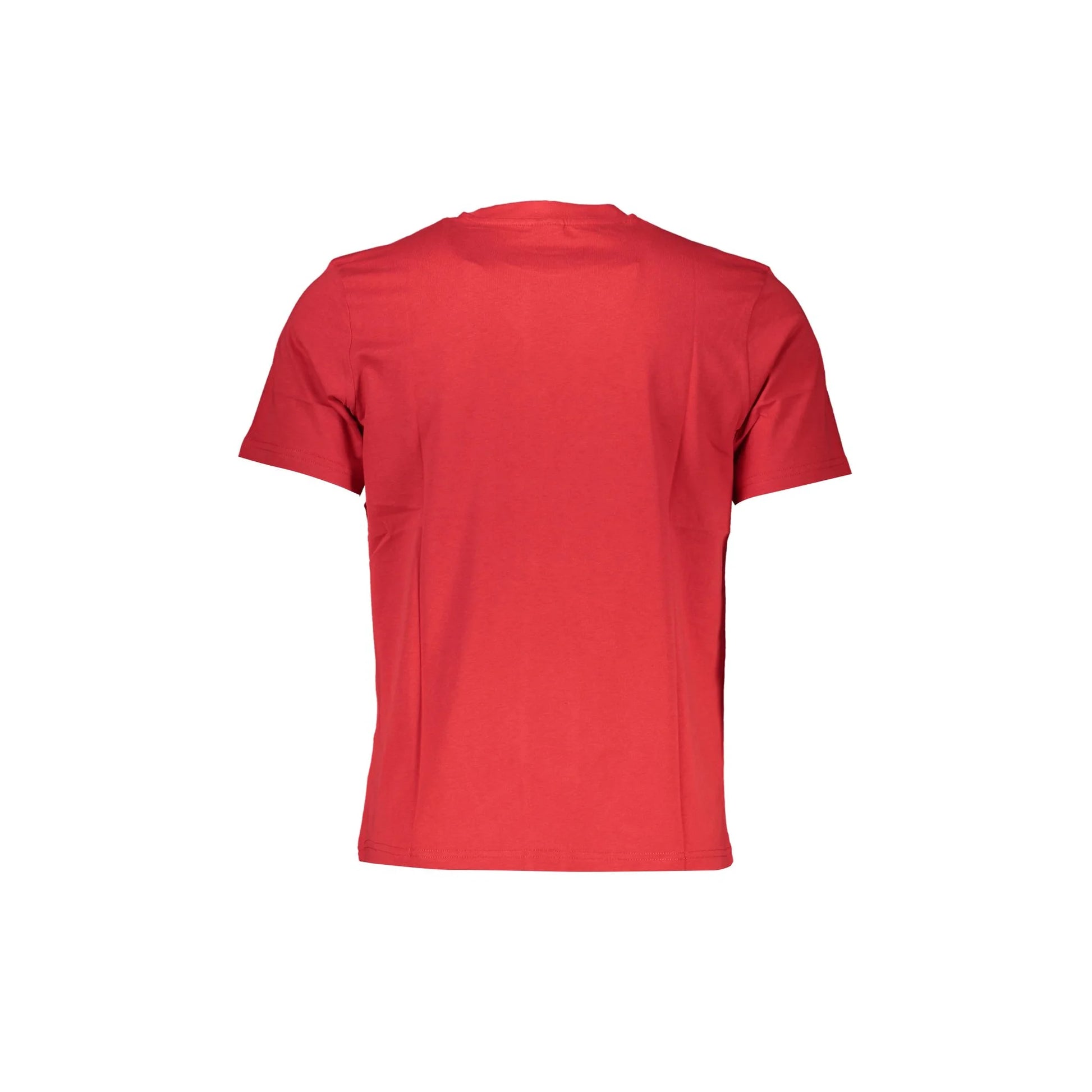 North Sails T-Shirt Maniche Corte Uomo Rossa Stampa Logo rosso - vista 2