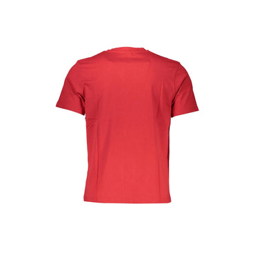 North Sails T-Shirt Maniche Corte Uomo Rossa Stampa Logo rosso - vista 2