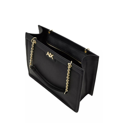 Borsa Donna Armani Exchange 9491164R731 Nera Ecopelle Borse nero - vista 5