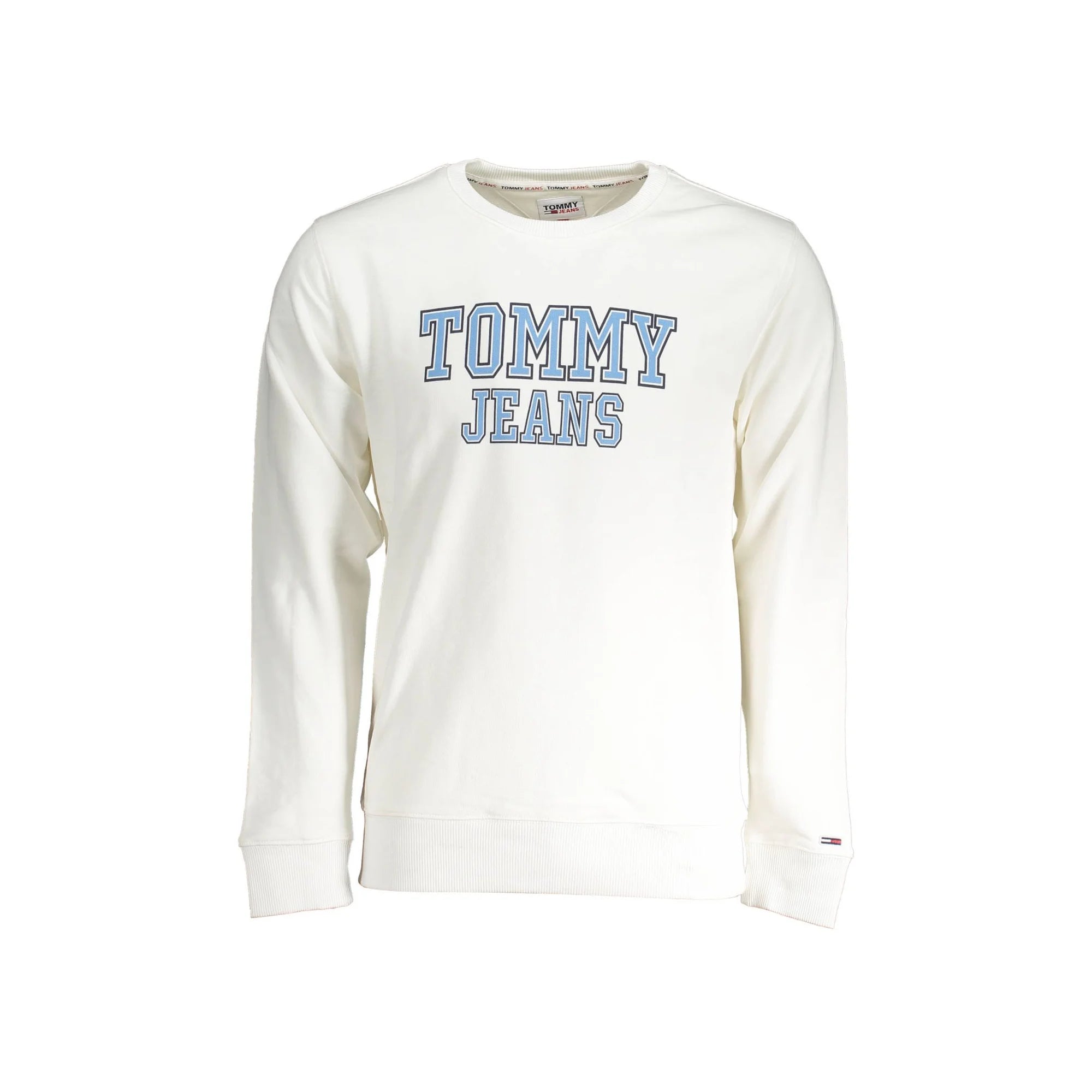 TOMMY HILFIGER FELPA SENZA ZIP UOMO BIANCO