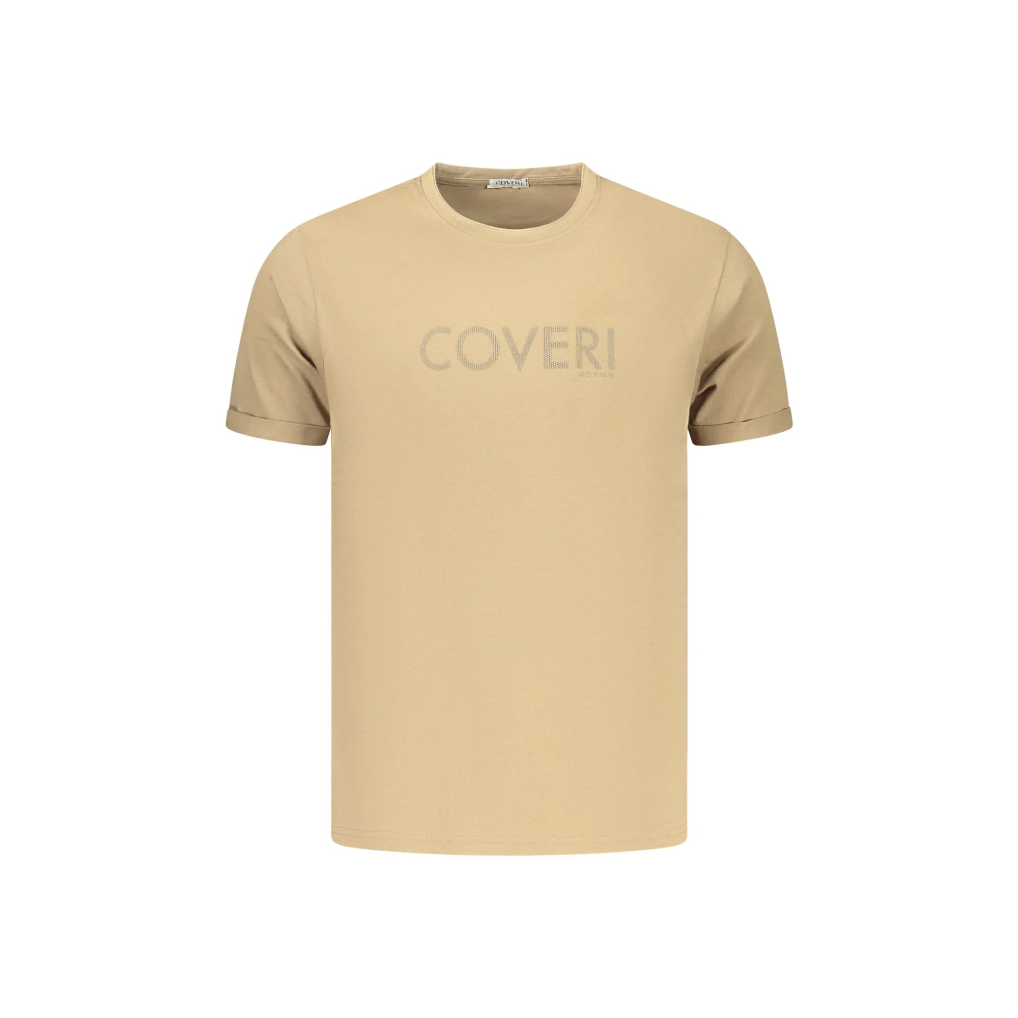 COVERI MOVING T-SHIRT MANICHE CORTE UOMO MARRONE