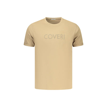 COVERI MOVING T-SHIRT MANICHE CORTE UOMO MARRONE
