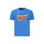 Napapijri T-Shirt Maniche Corte Uomo Blu Stampa Logo - foto prodotto