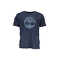 Timberland T-Shirt Maniche Corte Uomo Blu Stampa Logo - foto prodotto
