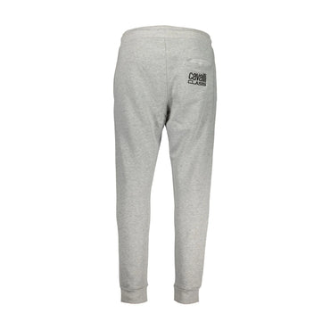 Cavalli Class Pantaloni Uomo Grigio Ricamo - vista 2