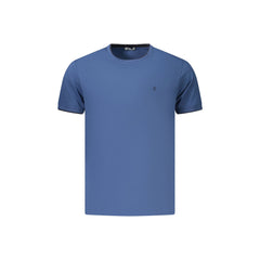Coveri Moving T-Shirt Manga Curta Homem Azul Bordado