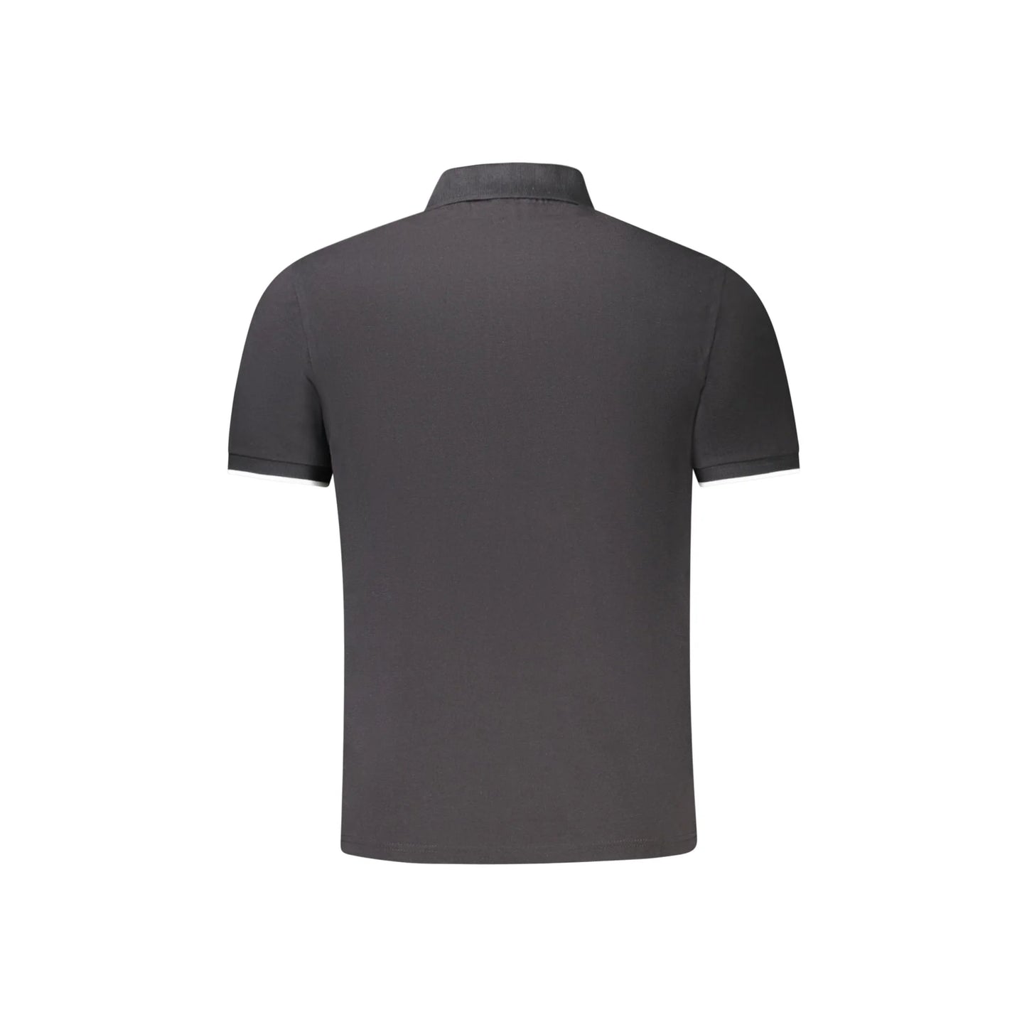 North Sails Polo Maniche Corte Uomo Nera Stampa Logo nero - vista 2