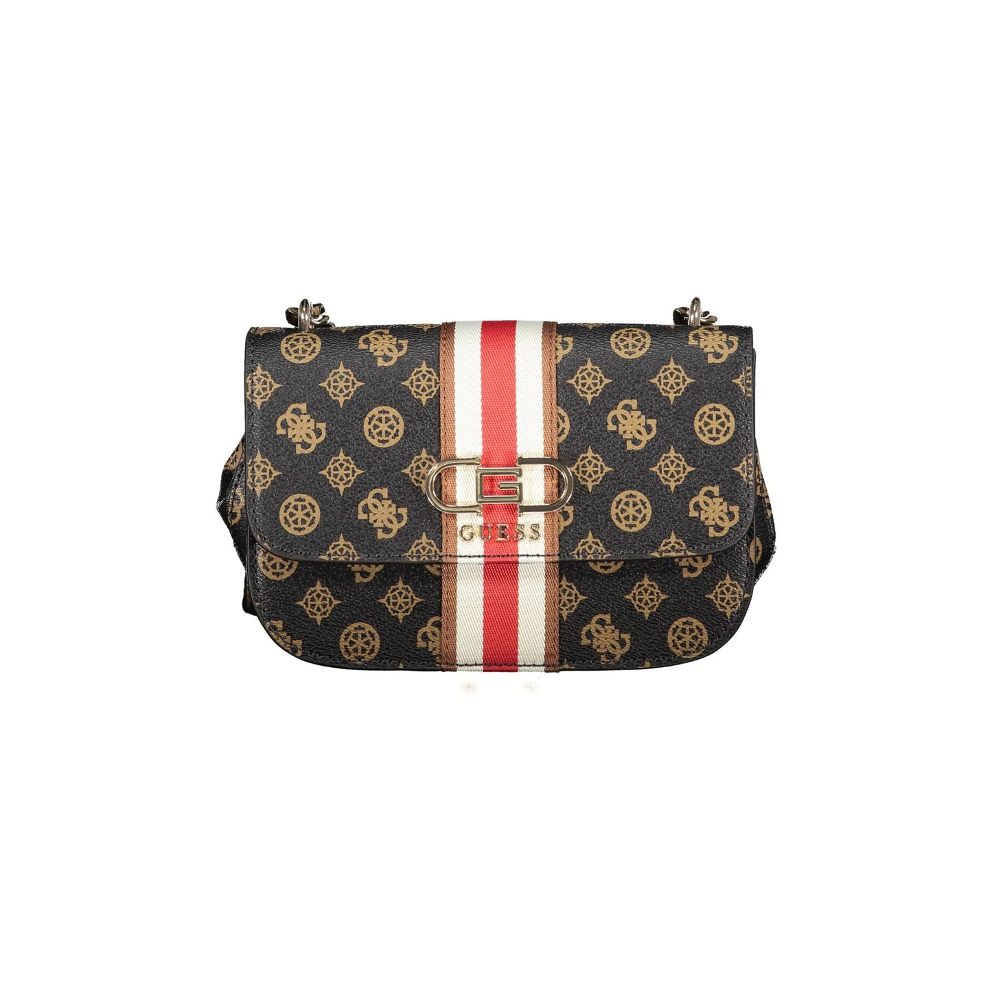 GUESS JEANS Borsa Donna a Tracolla Marrone Nelka con Catena Borse - foto prodotto