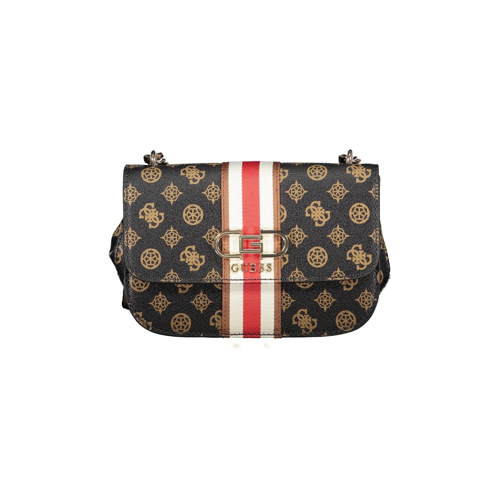 GUESS JEANS Borsa Donna a Tracolla Marrone Nelka con Catena Borse - foto prodotto