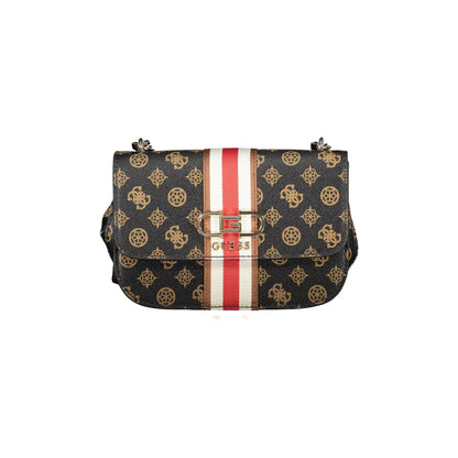 GUESS JEANS Borsa Donna a Tracolla Marrone Nelka con Catena Borse - foto prodotto