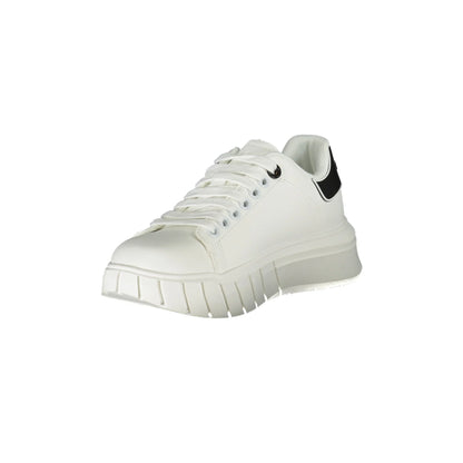 GAELLE PARIS Scarpe Sneakers Donna Bianche con Dettagli a Contrasto bianco - vista 3
