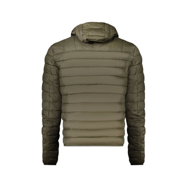 Cavalli Class Giubbotto Uomo Verde con Cappuccio e Imbottitura Leggera Giubbotti e Giacche - vista 2
