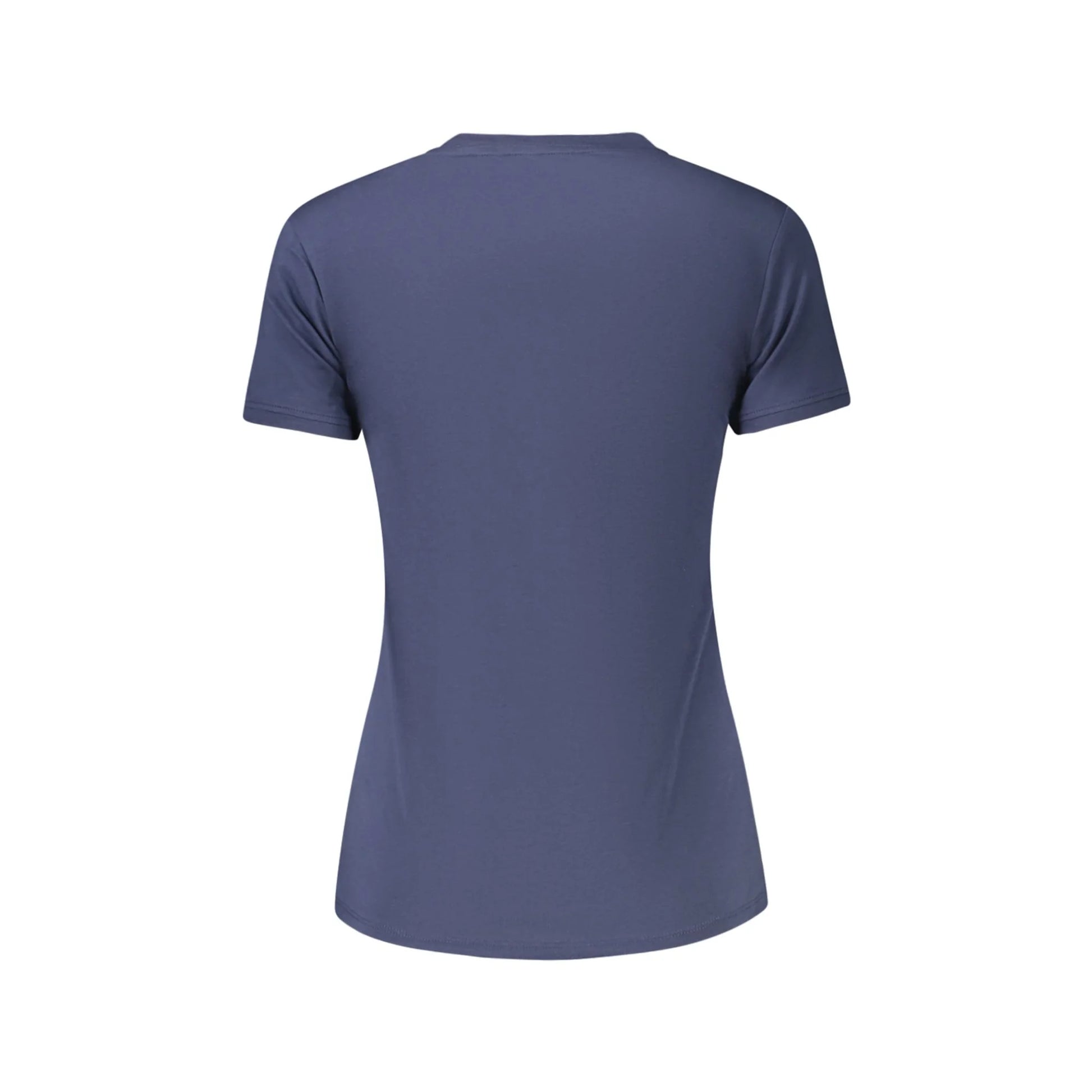 Guess Jeans T-Shirt Maniche Corte Donna Blu Logo - vista 2