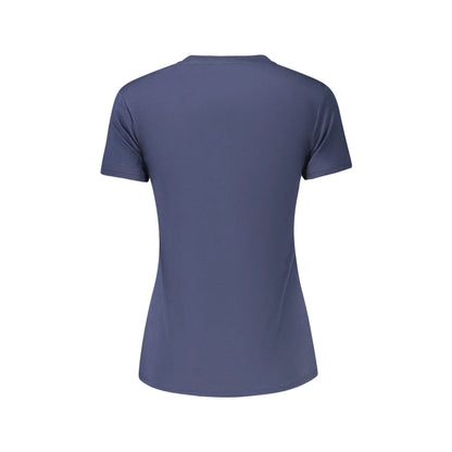 Guess Jeans T-Shirt Maniche Corte Donna Blu Logo - vista 2