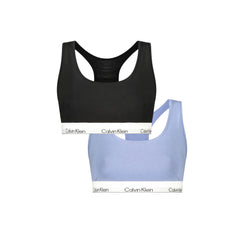 Calvin Klein Bielizna Damska Niebieska Z Nadrukiem Logo