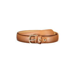 COCCINELLE Cintura Donna Marrone, In Vera Pelle, con Fibbia