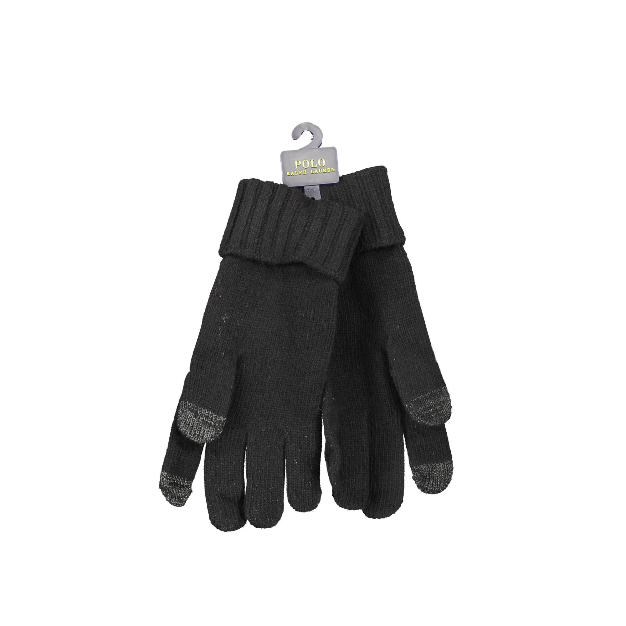 RALPH LAUREN GUANTI UOMO NERO