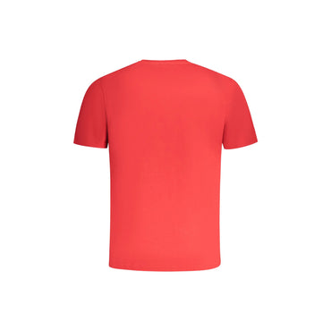North Sails T-Shirt Maniche Corte Uomo Rossa Stampa Logo rosso - vista 2