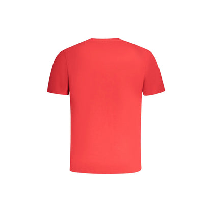 North Sails T-Shirt Maniche Corte Uomo Rossa Stampa Logo rosso - vista 2