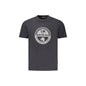 Napapijri T-Shirt Maniche Corte Uomo Nera Stampa Logo Nero - foto prodotto