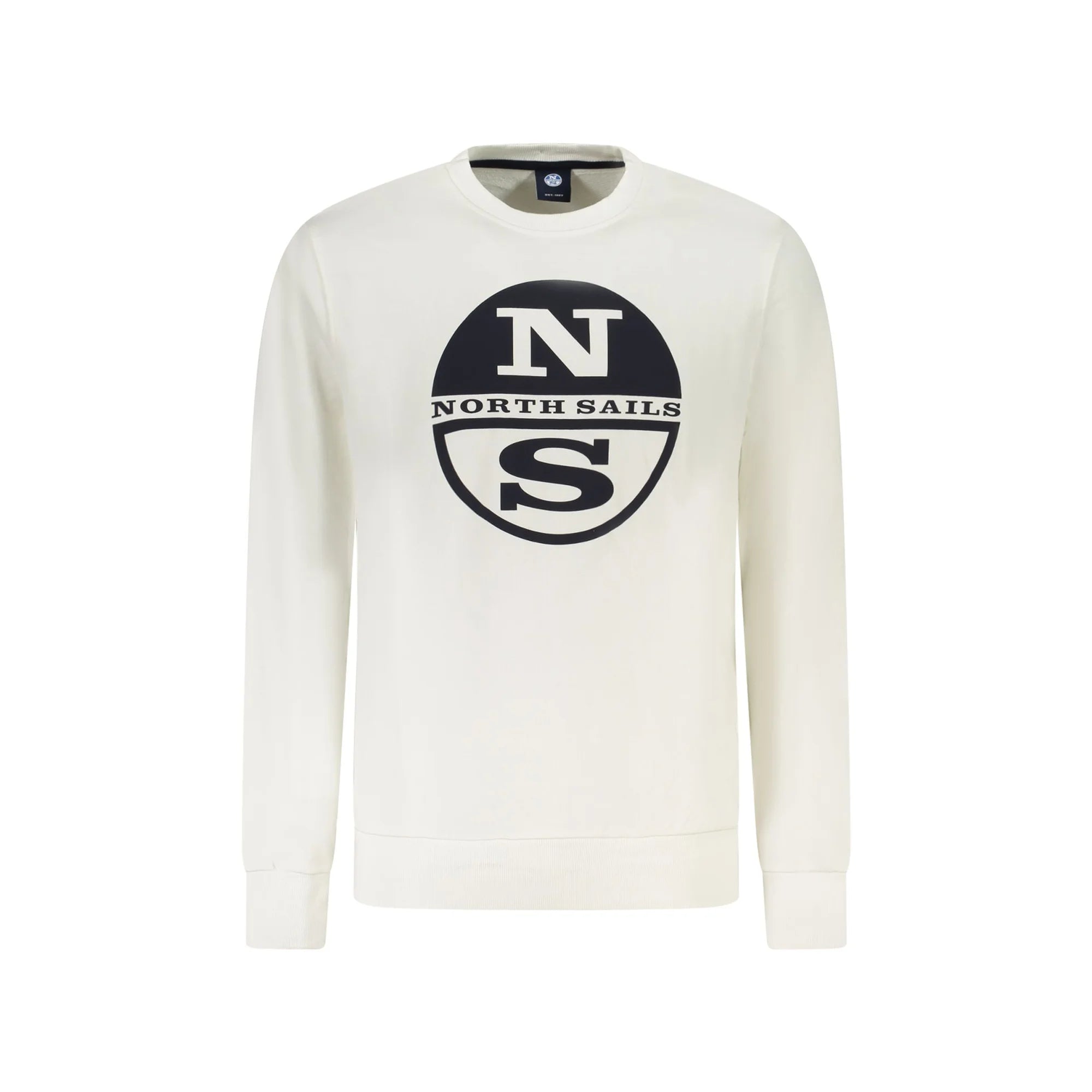 NORTH SAILS FELPA SENZA ZIP UOMO BIANCO