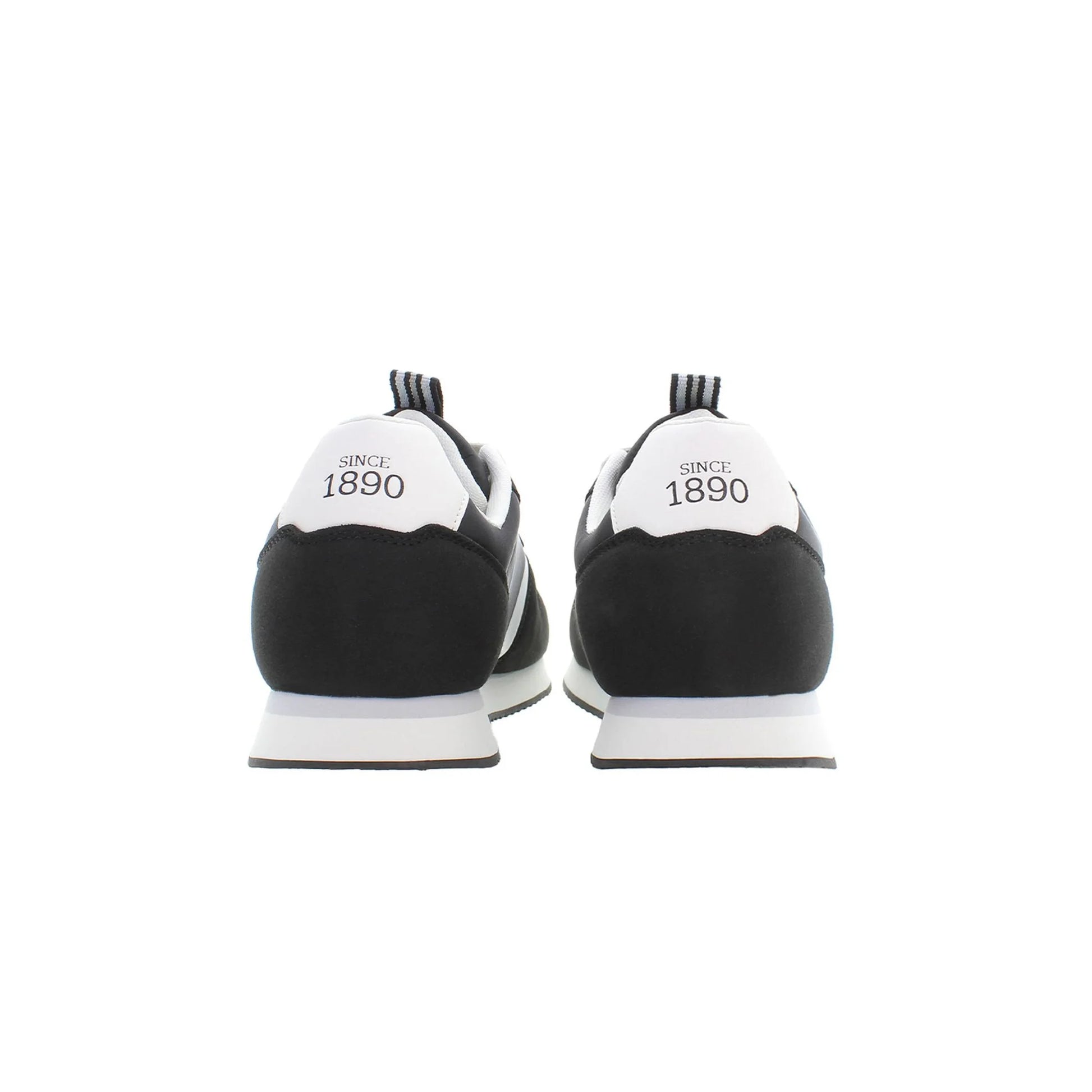 U.S. Polo Sneakers Uomo Nere Lacci Dettagli Contrasto Logo U.S. Polo Best Price nero - vista 2