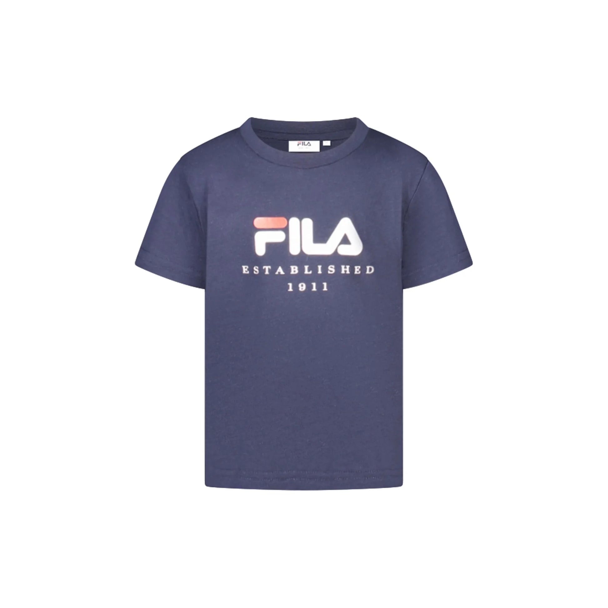 FILA T-SHIRT MANICHE CORTE BAMBINA BLU
