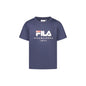 FILA T-SHIRT MANICHE CORTE BAMBINA BLU