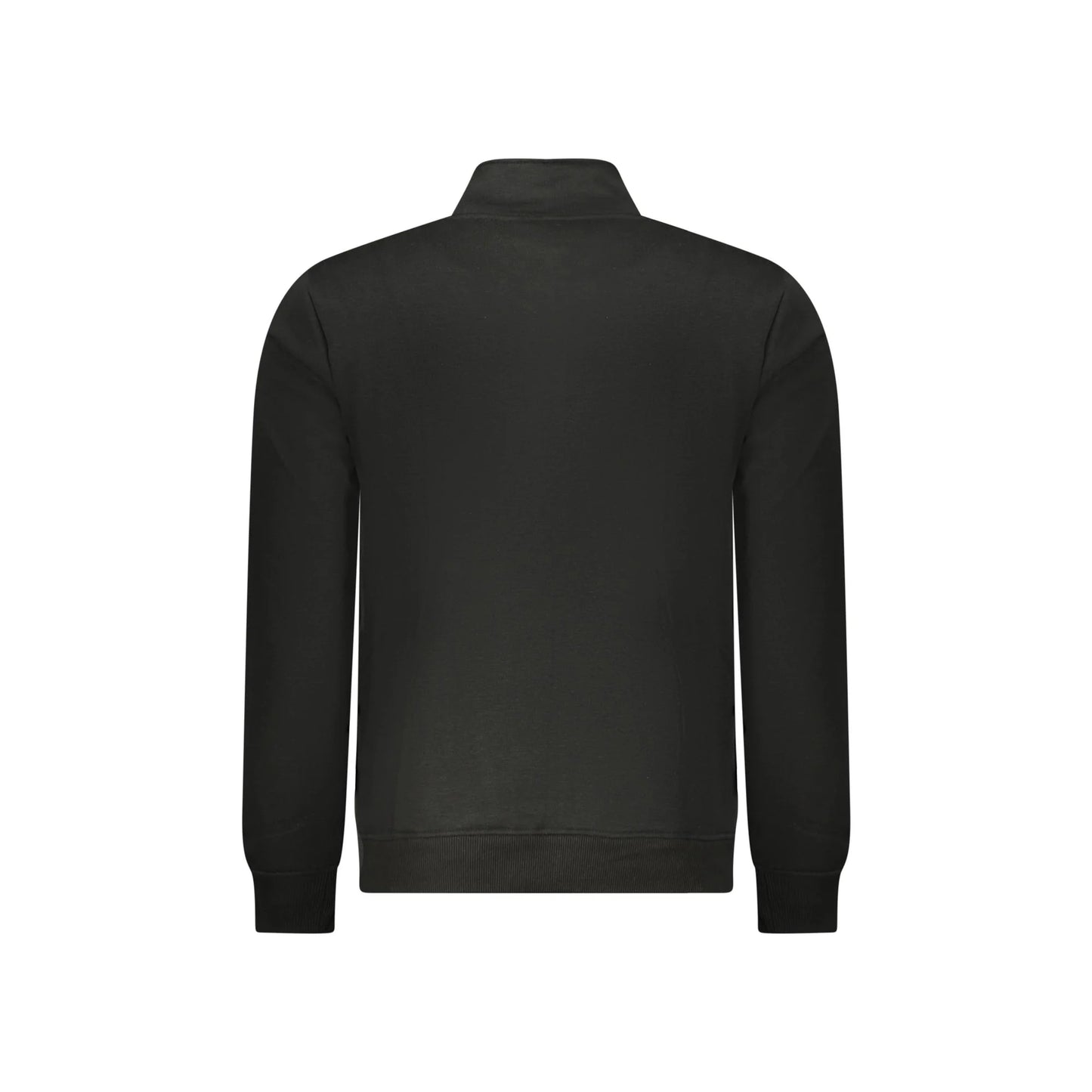 U.S. Grand Felpa Uomo Nera Mezza Zip Felpata Logo Felpe nero - vista 2