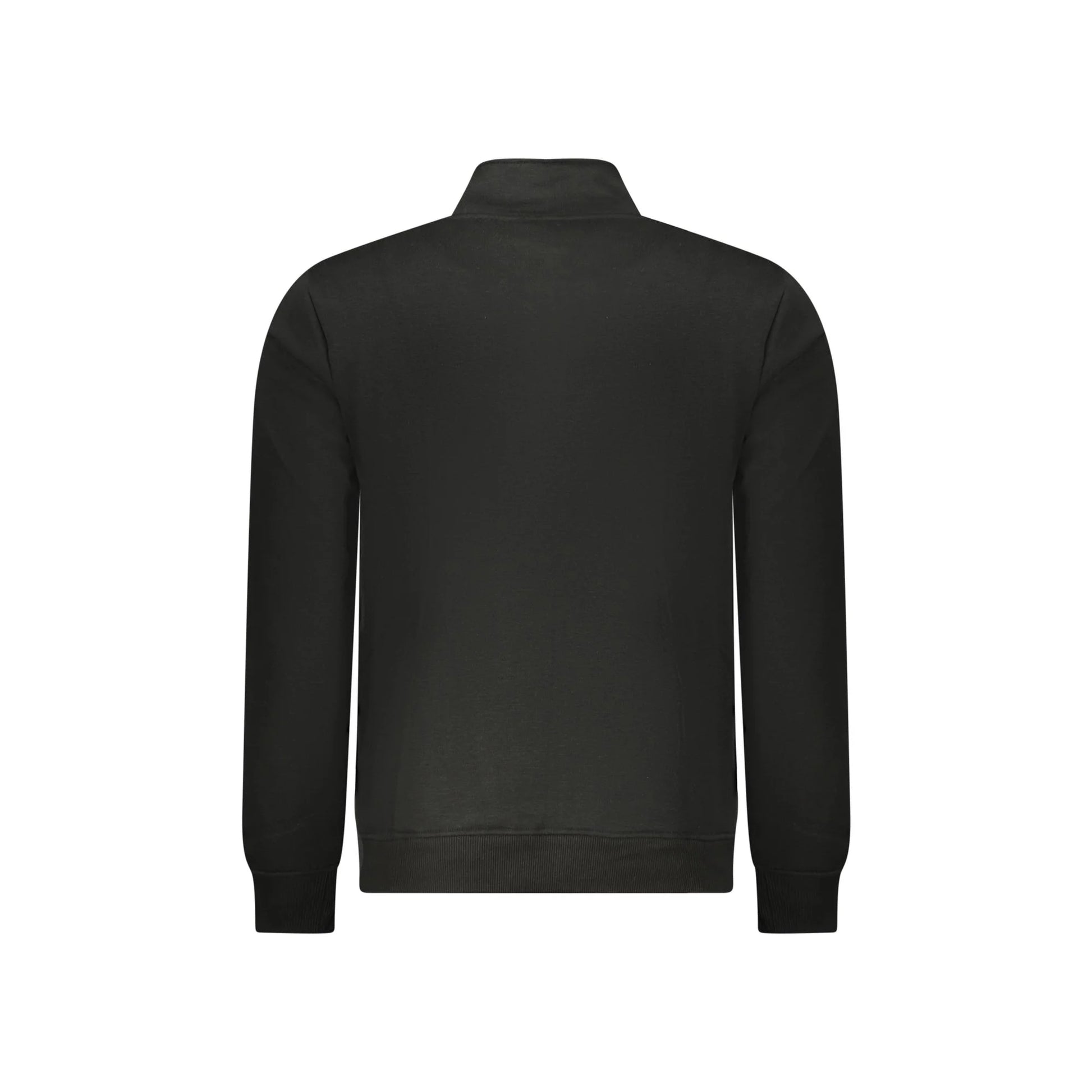 U.S. Grand Felpa Uomo Nera Mezza Zip Felpata Logo Felpe nero - vista 2