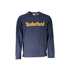 Timberland Φούτερ Μακρυμάνικο Ανδρικό Μπλε Με Εκτύπωση