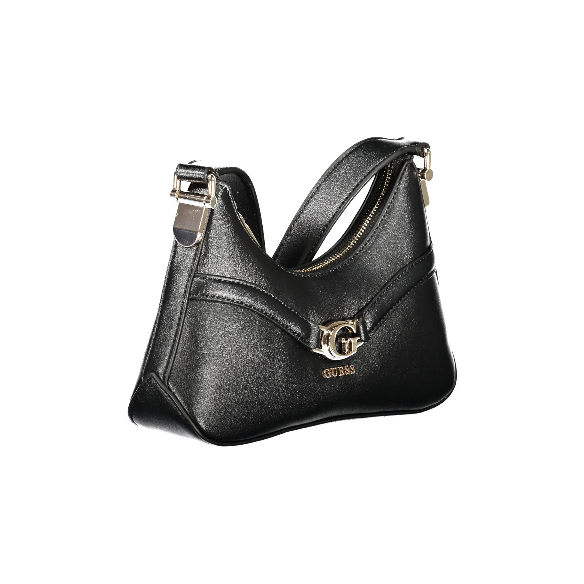 Guess Jeans Borsa a Tracolla Donna Nera Chiusura con Zip Borse nero - vista 3