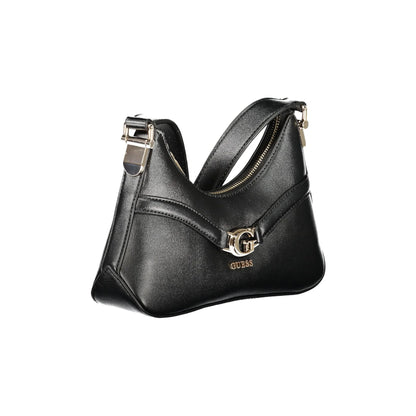 Guess Jeans Borsa a Tracolla Donna Nera Chiusura con Zip Borse nero - vista 3