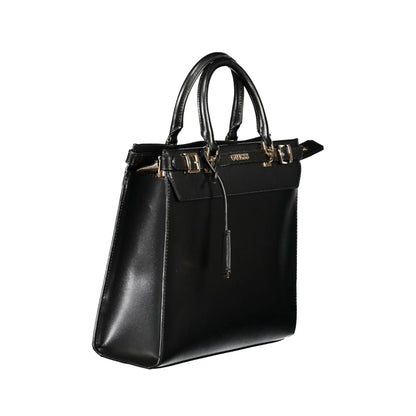 GUESS JEANS Borsa Donna a Mano Nera con Logo e Tracolla SESTRI LOGO Borse nero - vista 3