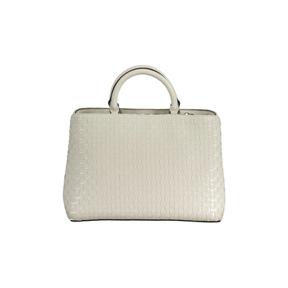GUESS JEANS Borsa Donna MAJKA Bianca con Tracolla e Doppio Manico Borse bianco - vista 2