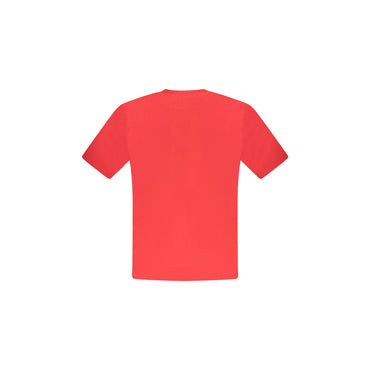 North Sails T-Shirt Maniche Corte Uomo Rossa Stampa Logo rosso - vista 2