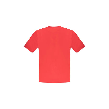 North Sails T-Shirt Maniche Corte Uomo Rossa Stampa Logo rosso - vista 2