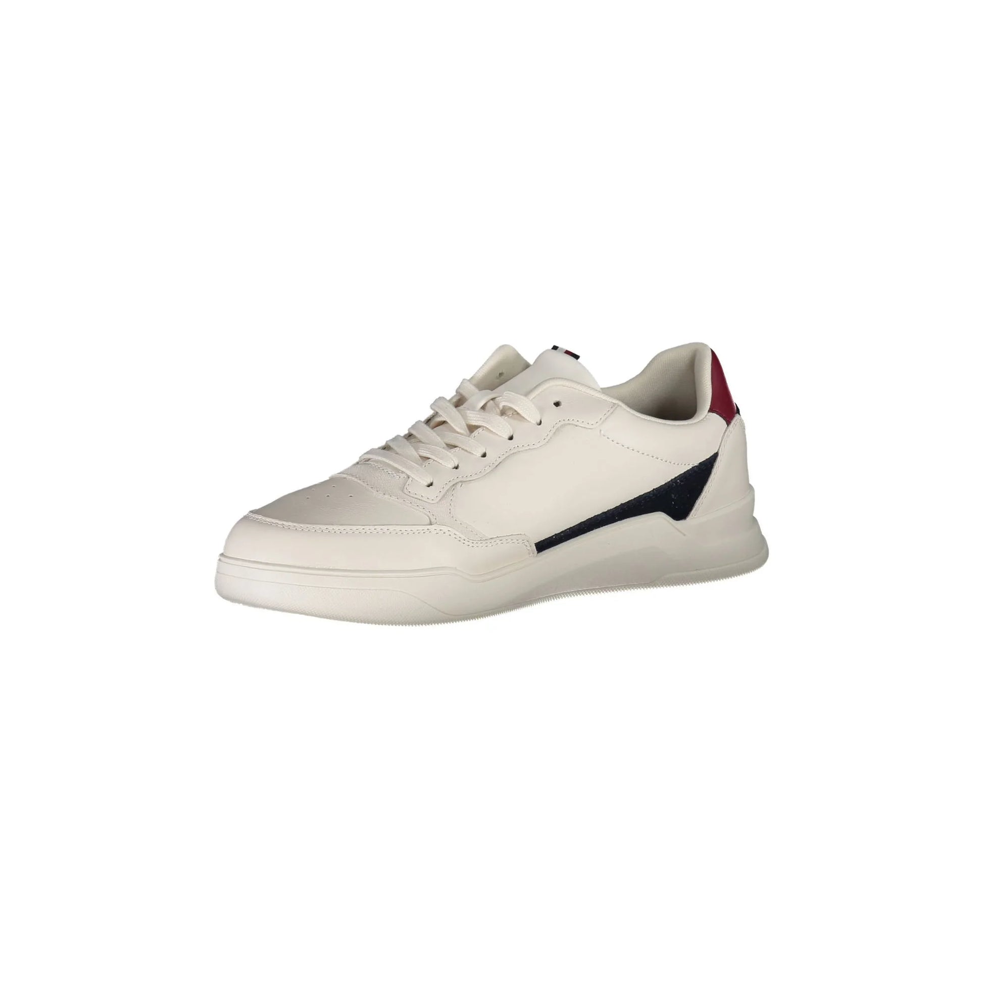 TOMMY HILFIGER Scarpe Sportive Uomo Bianche con Dettagli Logo Sneakers bianco - vista 3