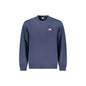 Tommy Hilfiger Felpa Uomo Blu Girocollo Garzata Applicazione Logo Felpe - foto prodotto
