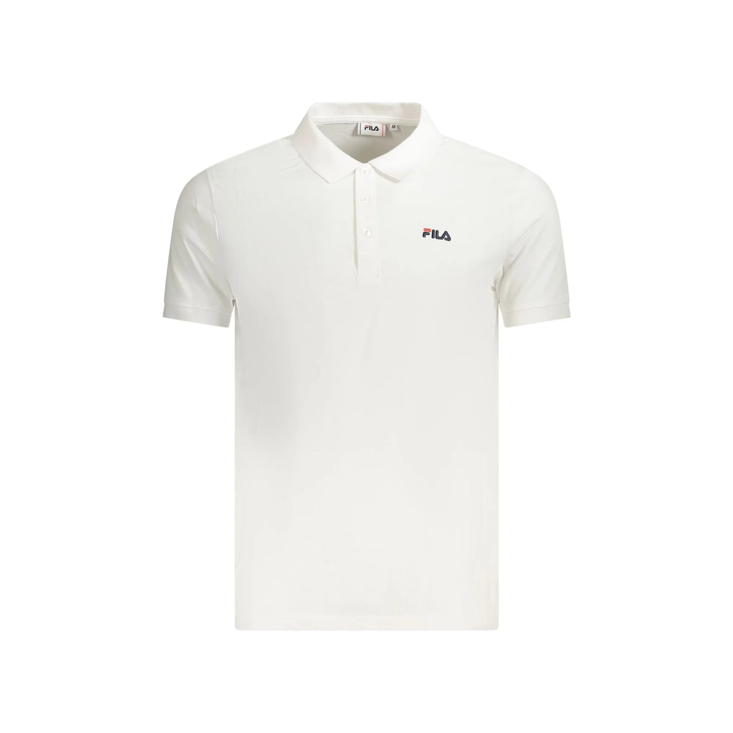 Fila Polo Maniche Corte Uomo Bianca Ricamo Bianco - foto prodotto