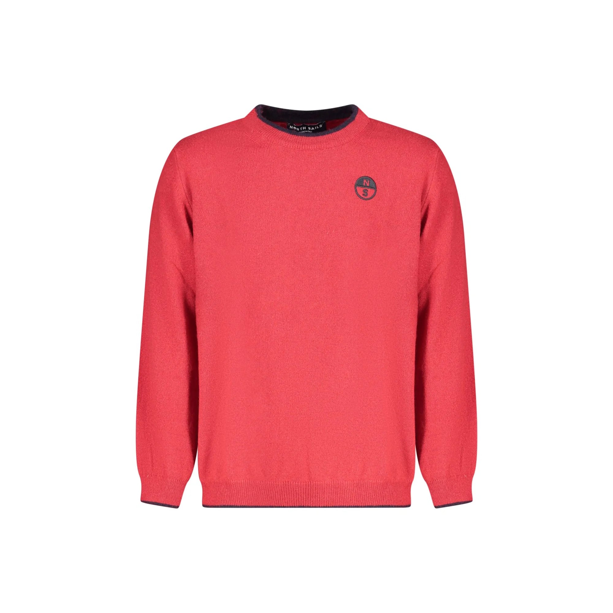 North Sails Maglione Unisex Rosso Ricamo Maglie - foto prodotto