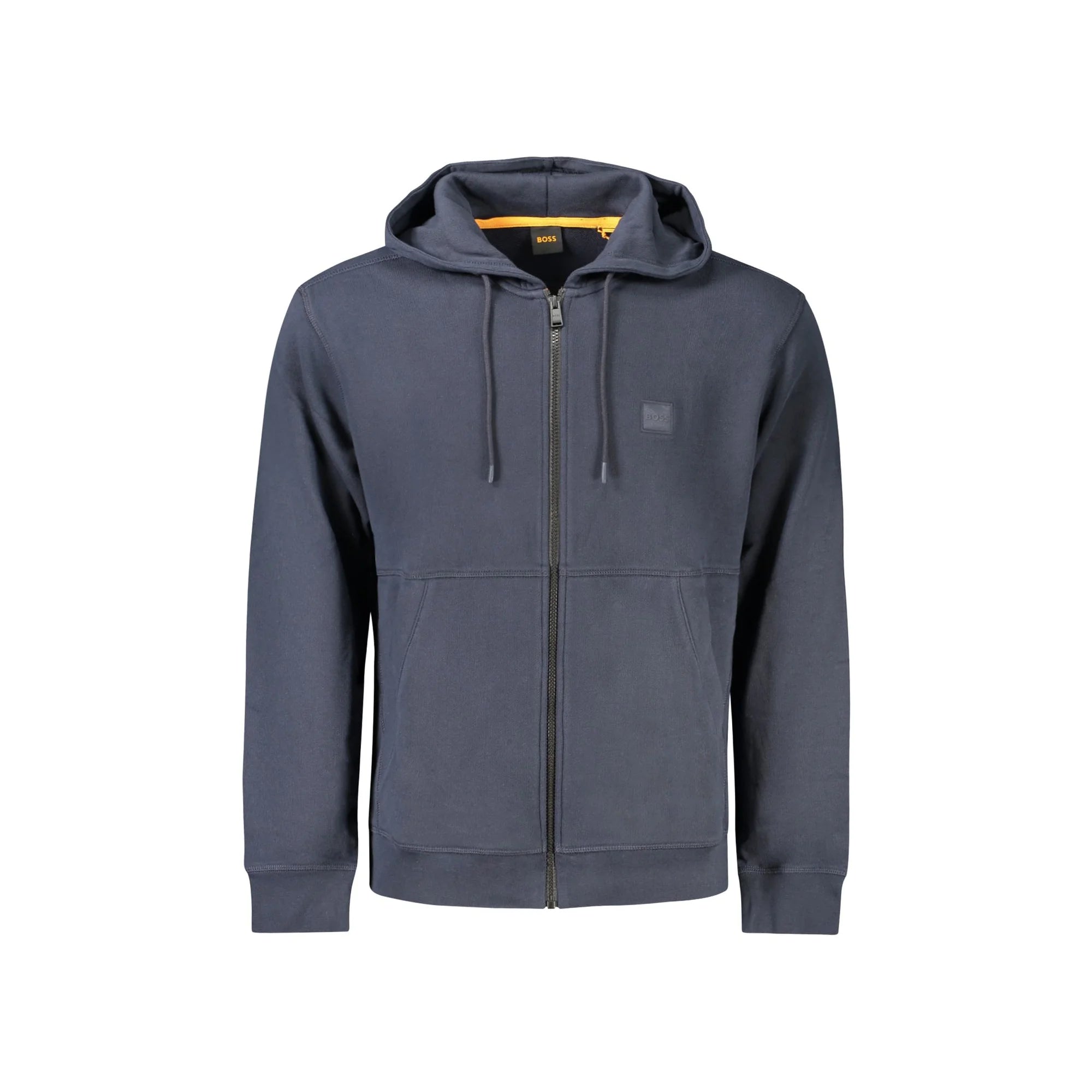 HUGO BOSS FELPA CON ZIP UOMO BLU